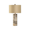 Chelsea House Gray Marble Column Lamp