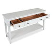 Magnussen Home Heron Cove Chalk White Rectangular Sofa Table