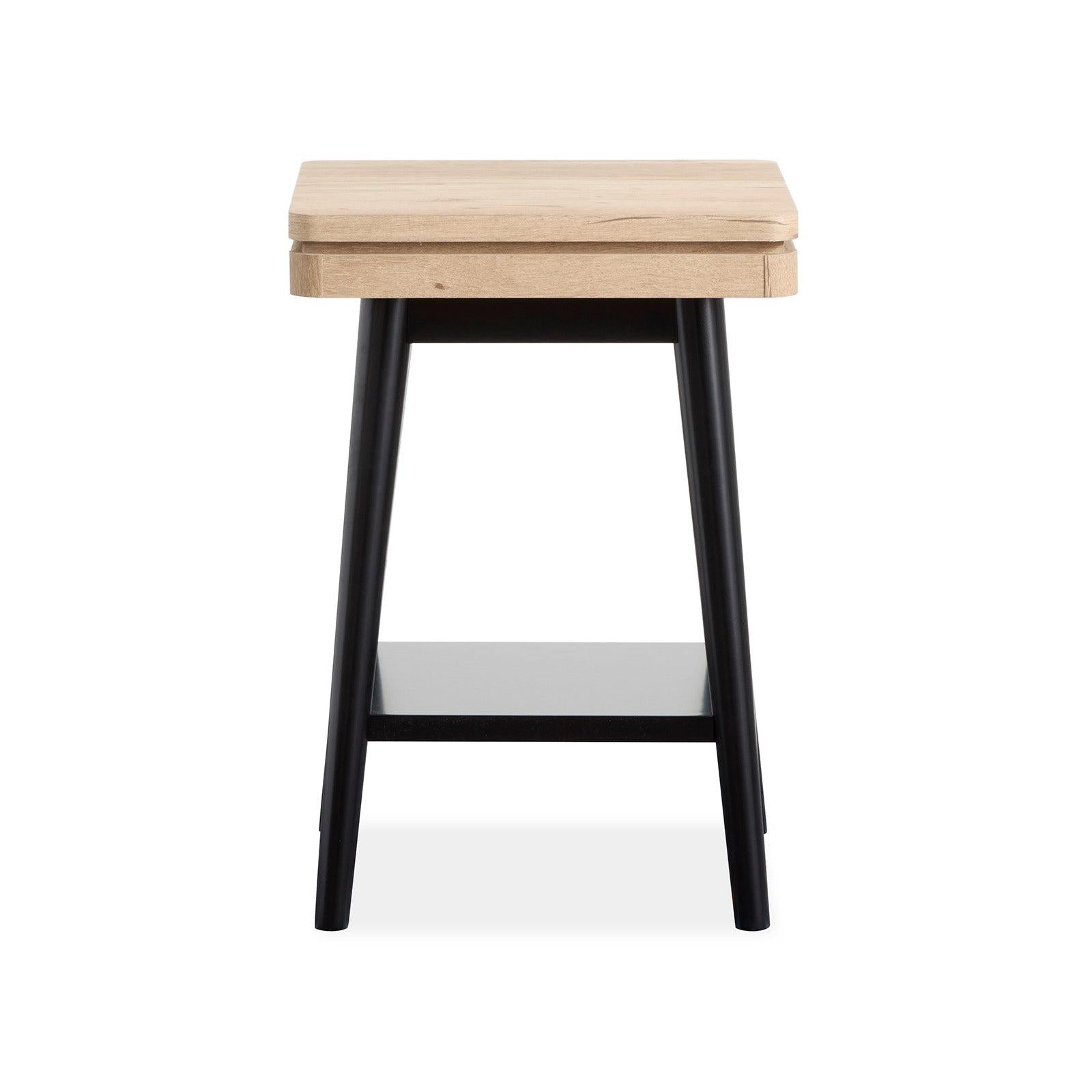 Magnussen Home Fletcher Driftwood Square Accent Table