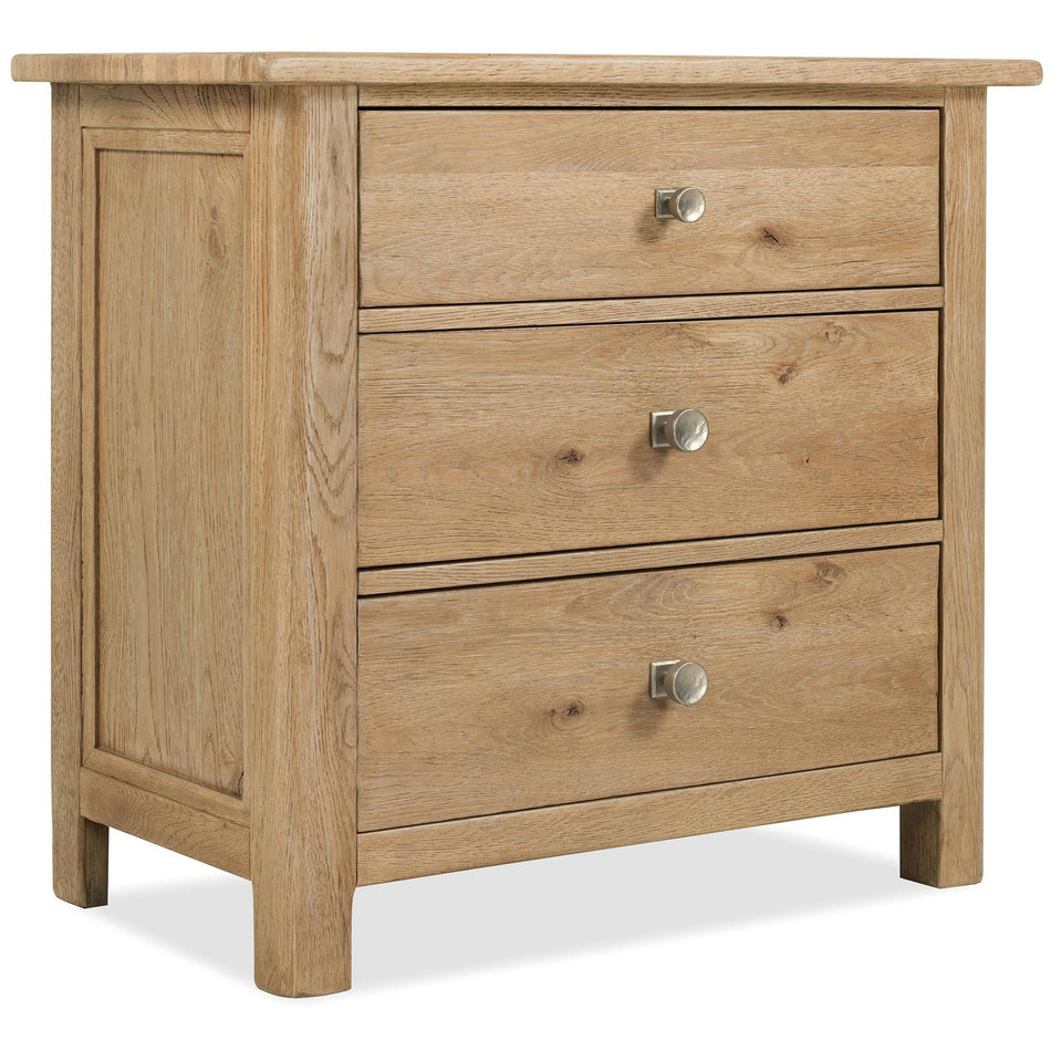Hooker Furniture Driftwood Three-Drawer Nightstand