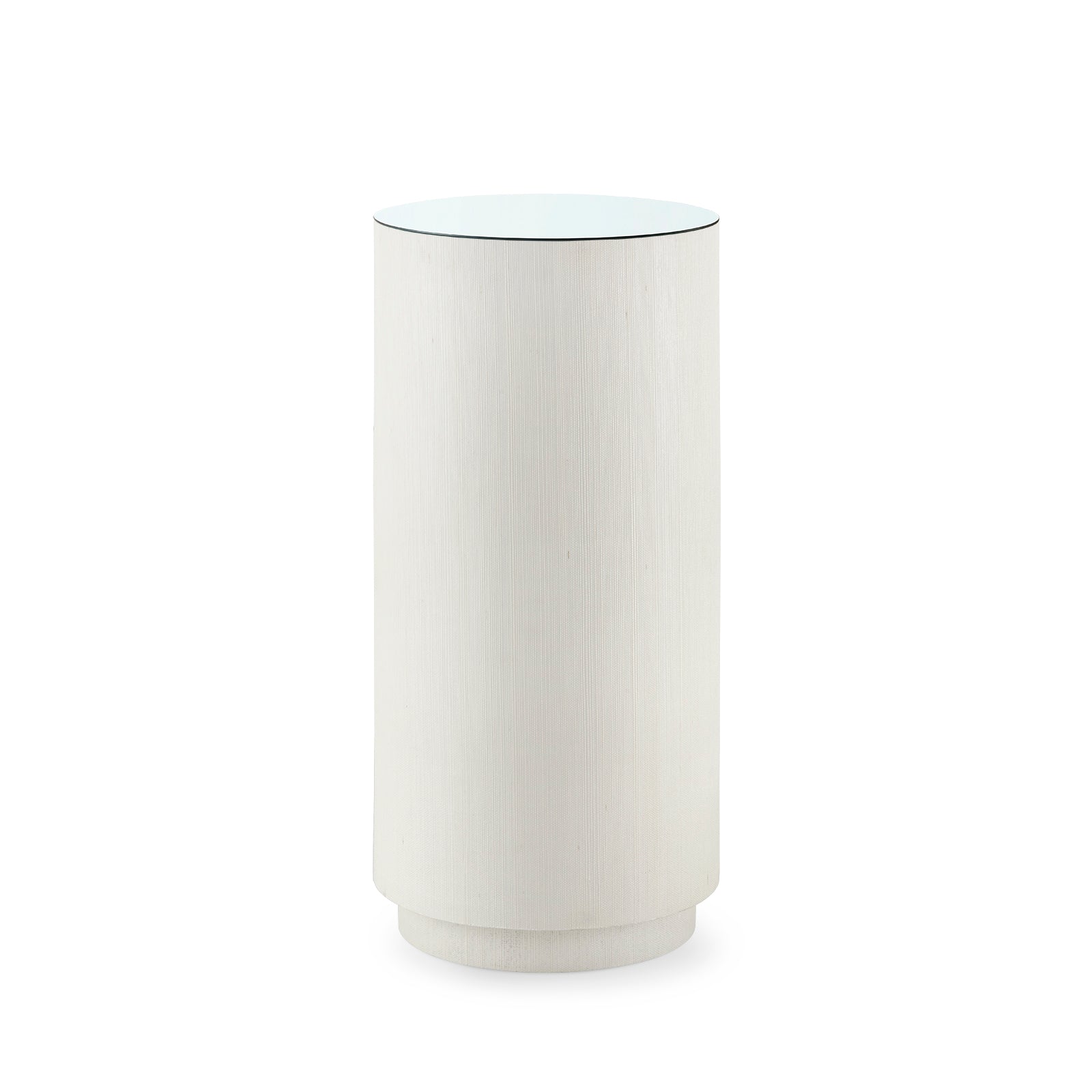 Villa & House Aaron 2-Drawer Side Table with Glass Top