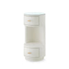 Villa & House Aaron 2-Drawer Side Table with Glass Top