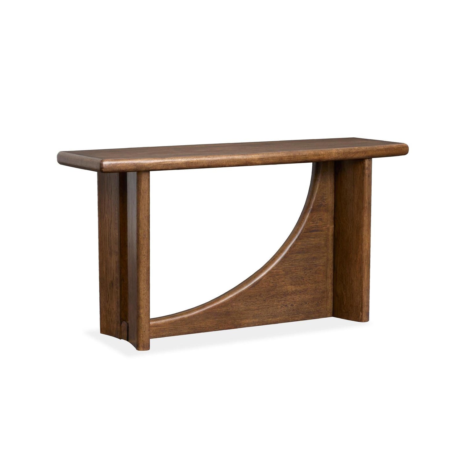 Magnussen Home Phoebe Sienna Brown Rectangular Sofa Table