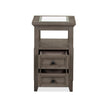 Magnussen Home Paxton Place Dovetail Grey Chairside End Table