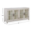 Magnussen Home Bronwyn Alabaster Buffet Curio