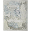 Feizy Kendall 8A62F Modern Abstract Rug in Ivory/Blue/Gray