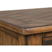 Magnussen Home Chesterfield Farmhouse Timber Lift Top Storage Cocktail Table With Casters