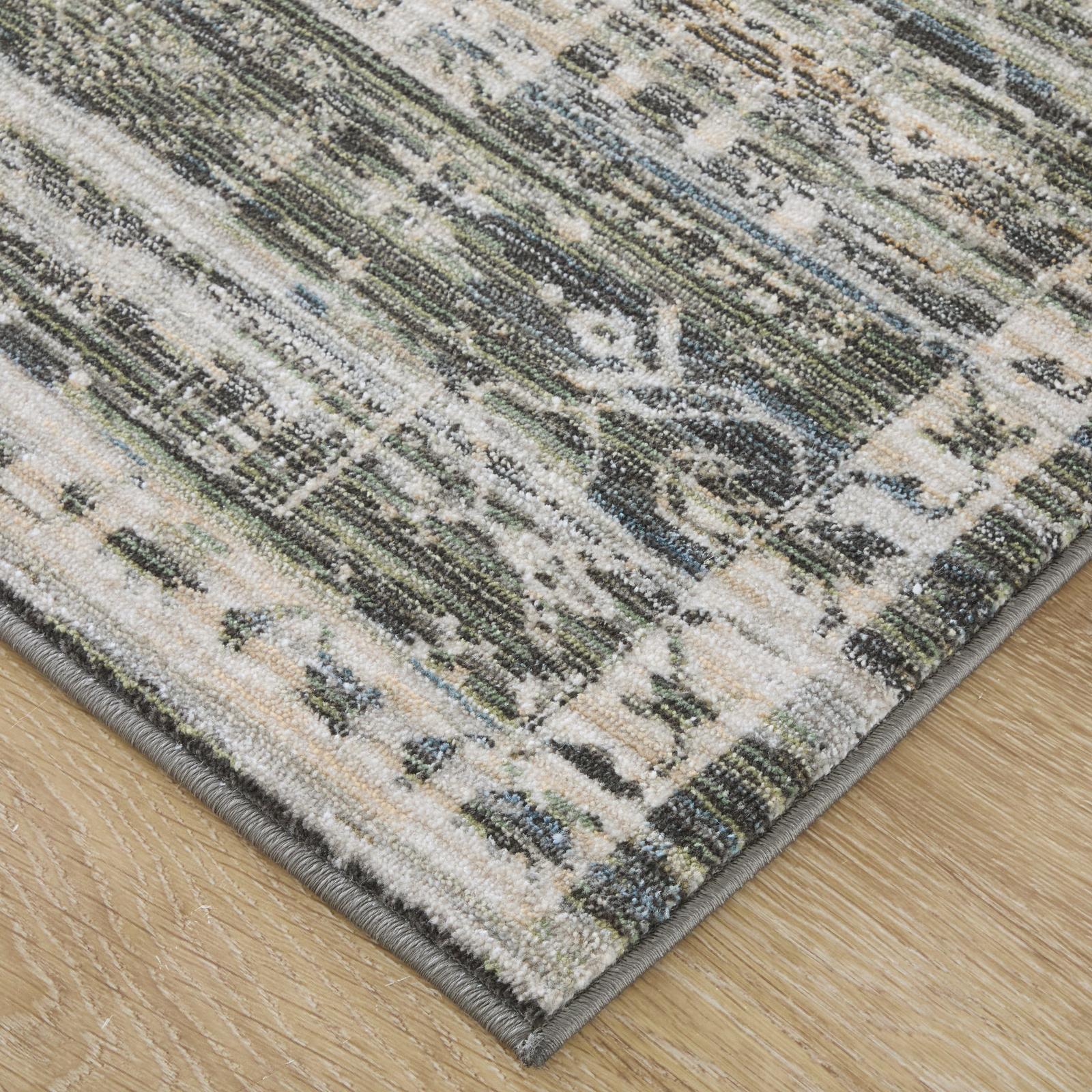 Feizy Augustine 39TUF Traditional Medallion, Tan/Ivory, Rug