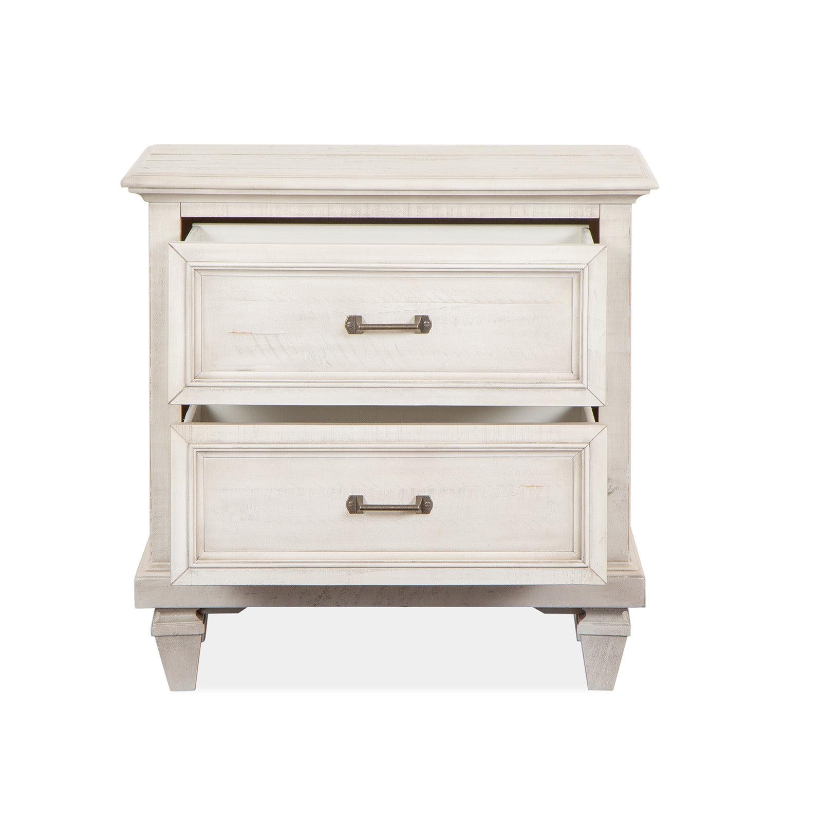 Magnussen Home Newport Alabaster Drawer Nightstand