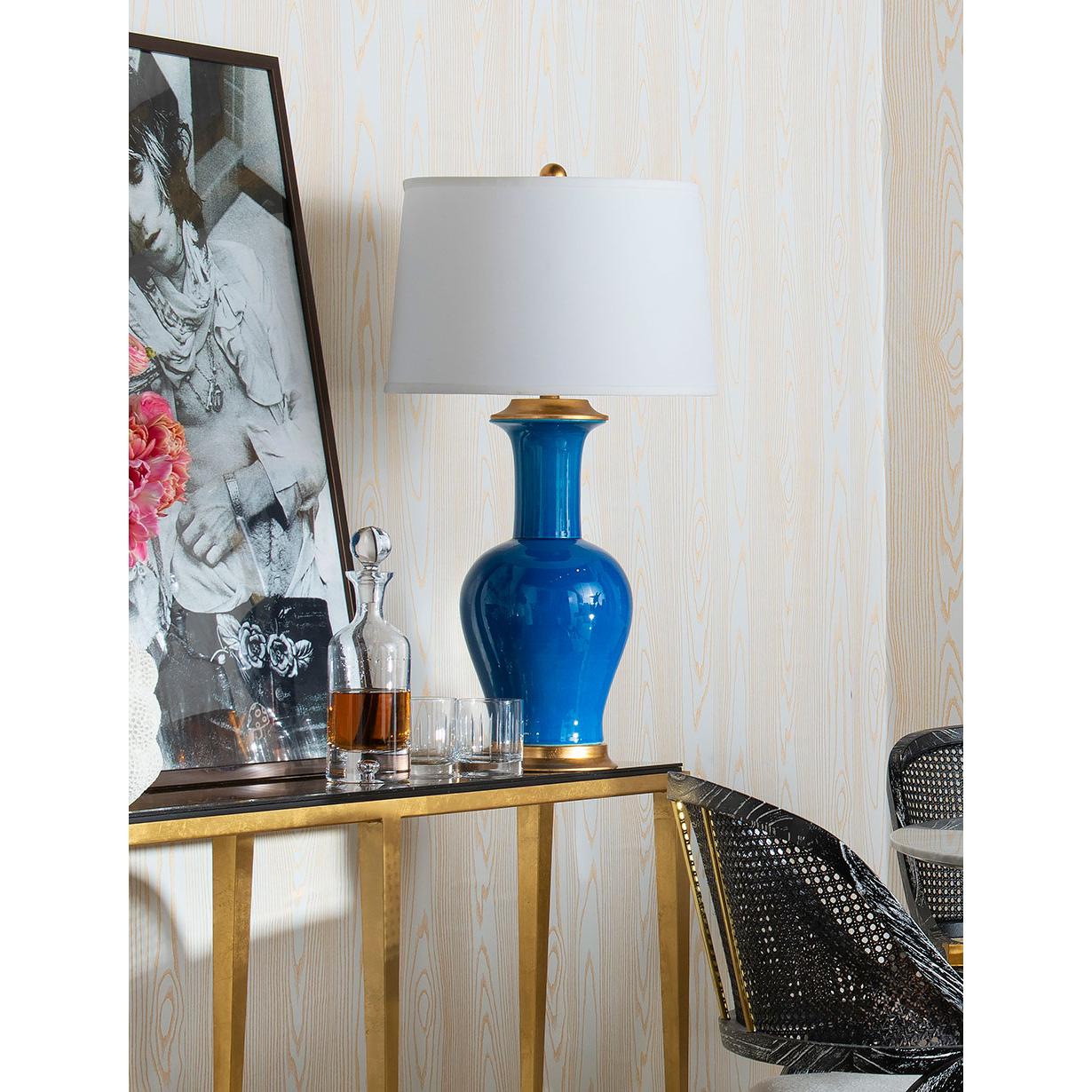 Villa & House Acacia Lamp with Shade
