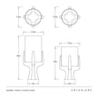 Arteriors Maria Hurricanes, Set of 2