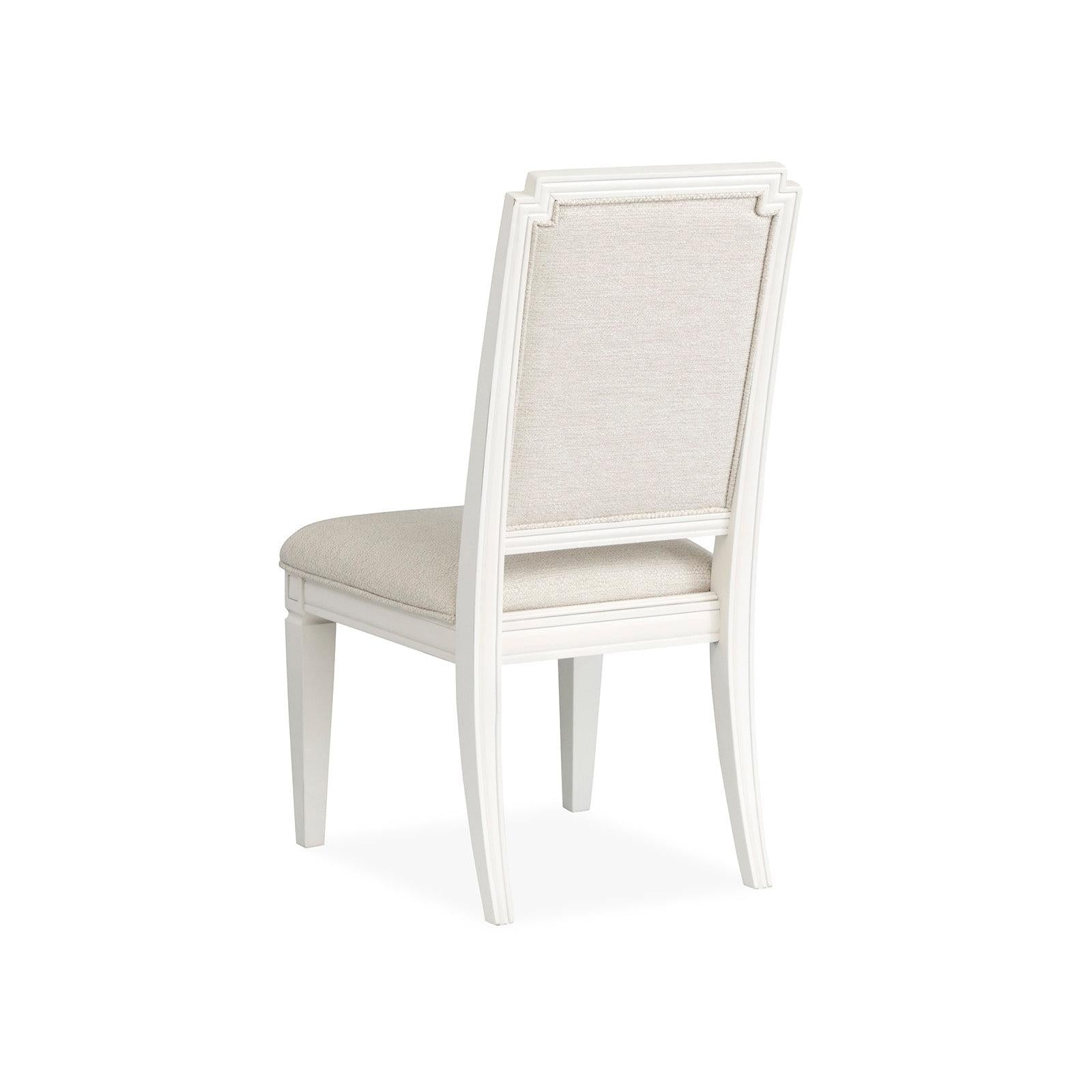Magnussen Home Willowbrook Egg Shell White Side Chair Set of 2