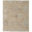 Feizy Grafton 69F8F Transitional Floral & Botanical Rug in Tan/Gray/Ivory