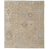 Feizy Grafton 69F8F Transitional Floral & Botanical Rug in Tan/Gray/Ivory