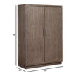 Magnussen Home Westbourne Dark Umber Armoire