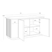 Sunpan Cataldi Kitchen Island
