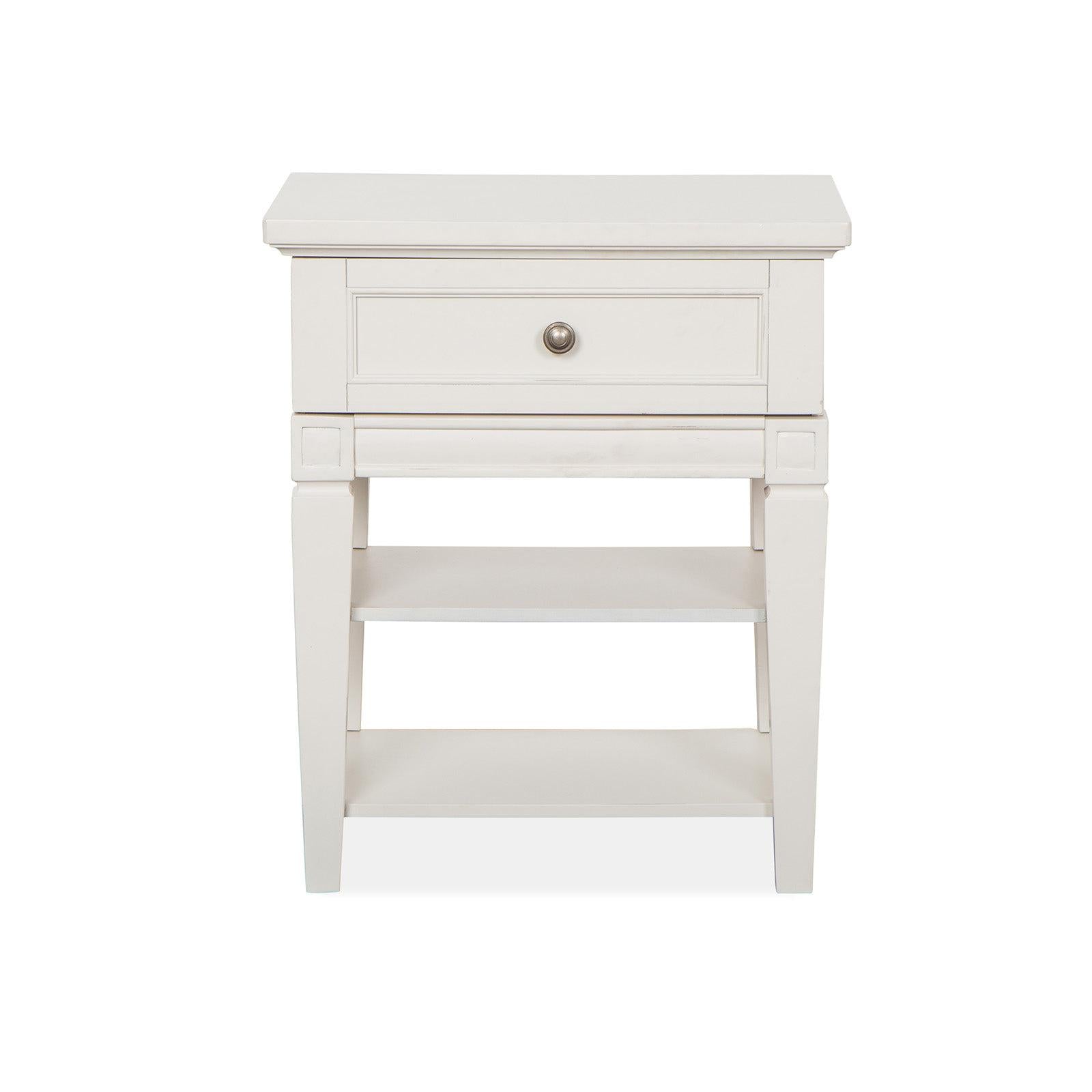 Magnussen Home Willowbrook Egg Shell White Nightstand