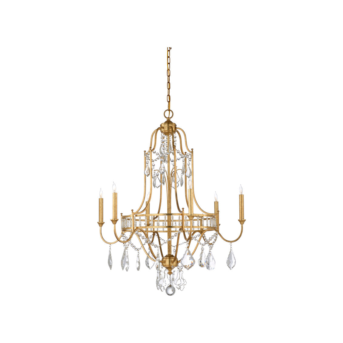Wildwood Buckhead Gold Chandelier
