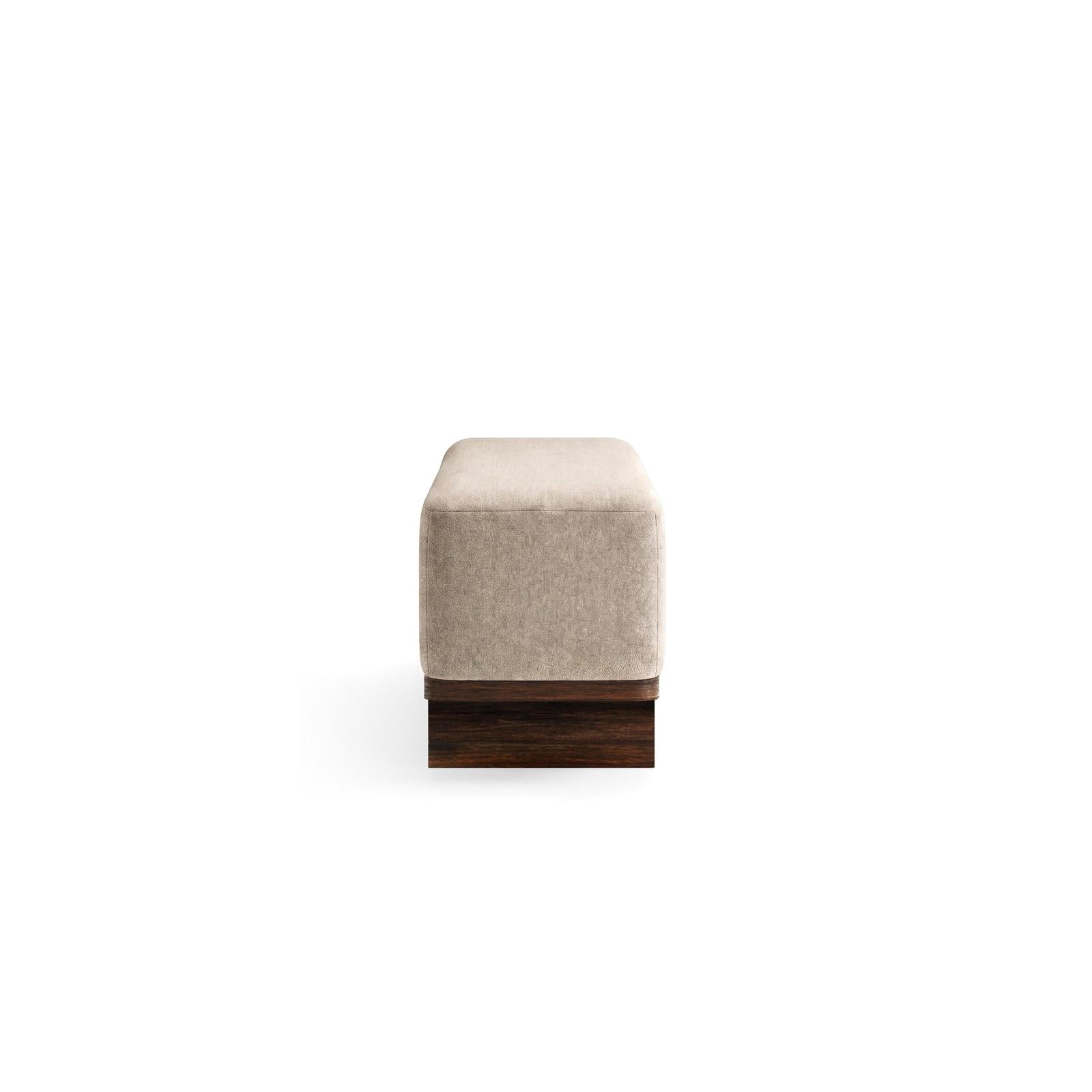 Magnussen Home Reena Rich Brown Upholstered Bench