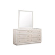Magnussen Home Cypress Point Sand Dollar Double Drawer Dresser With Portrait Mirror