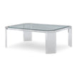 Century Furniture Phoenix Coffee Table with Glass Top