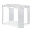 Century Furniture Phoenix Chairside Table with Glass Top