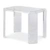 Century Furniture Phoenix Chairside Table with Glass Top