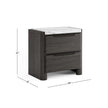 Magnussen Home Keaton Black Drawer Nightstand