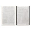 Uttermost Social Theory Framed Canvases - Set of 2