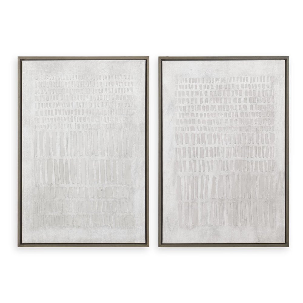 Uttermost Social Theory Framed Canvases - Set of 2