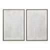 Uttermost Social Theory Framed Canvases - Set of 2