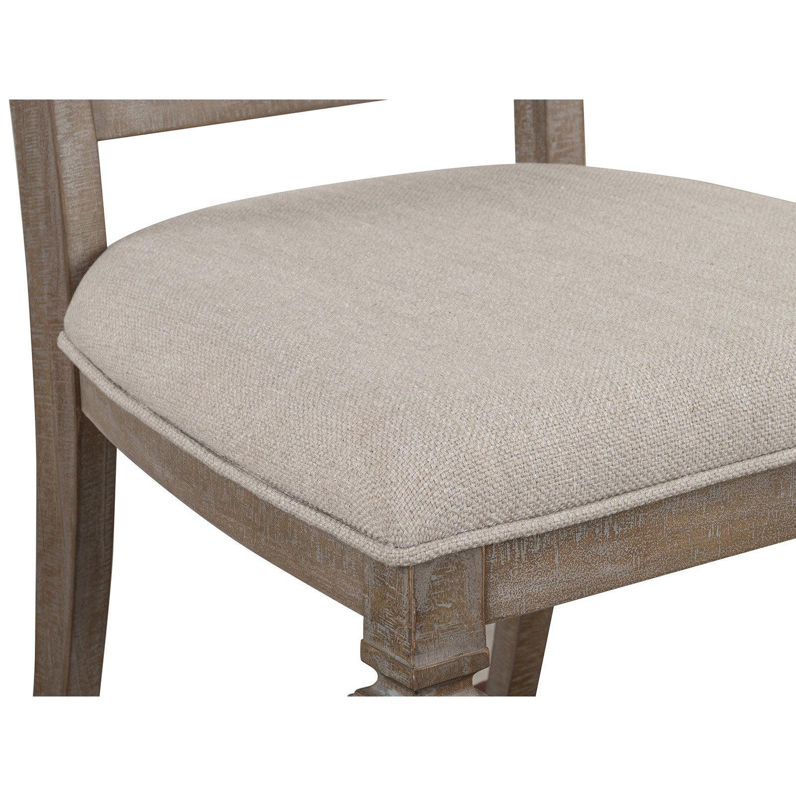 Magnussen Home Lancaster Dovetail Grey Upholstered Side Chair Set of 2