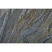 Feizy Kawai 8982F Modern Abstract Rug in Blue/Green/Gray