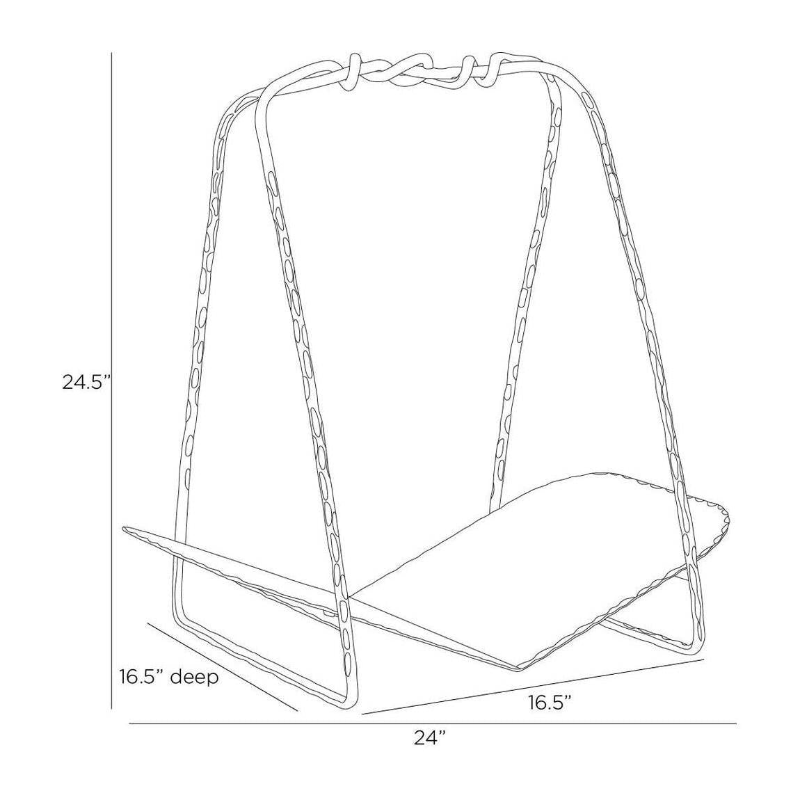 Arteriors Darius Log Holder