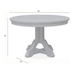 Magnussen Home Charleston Extendable Round Dining Table