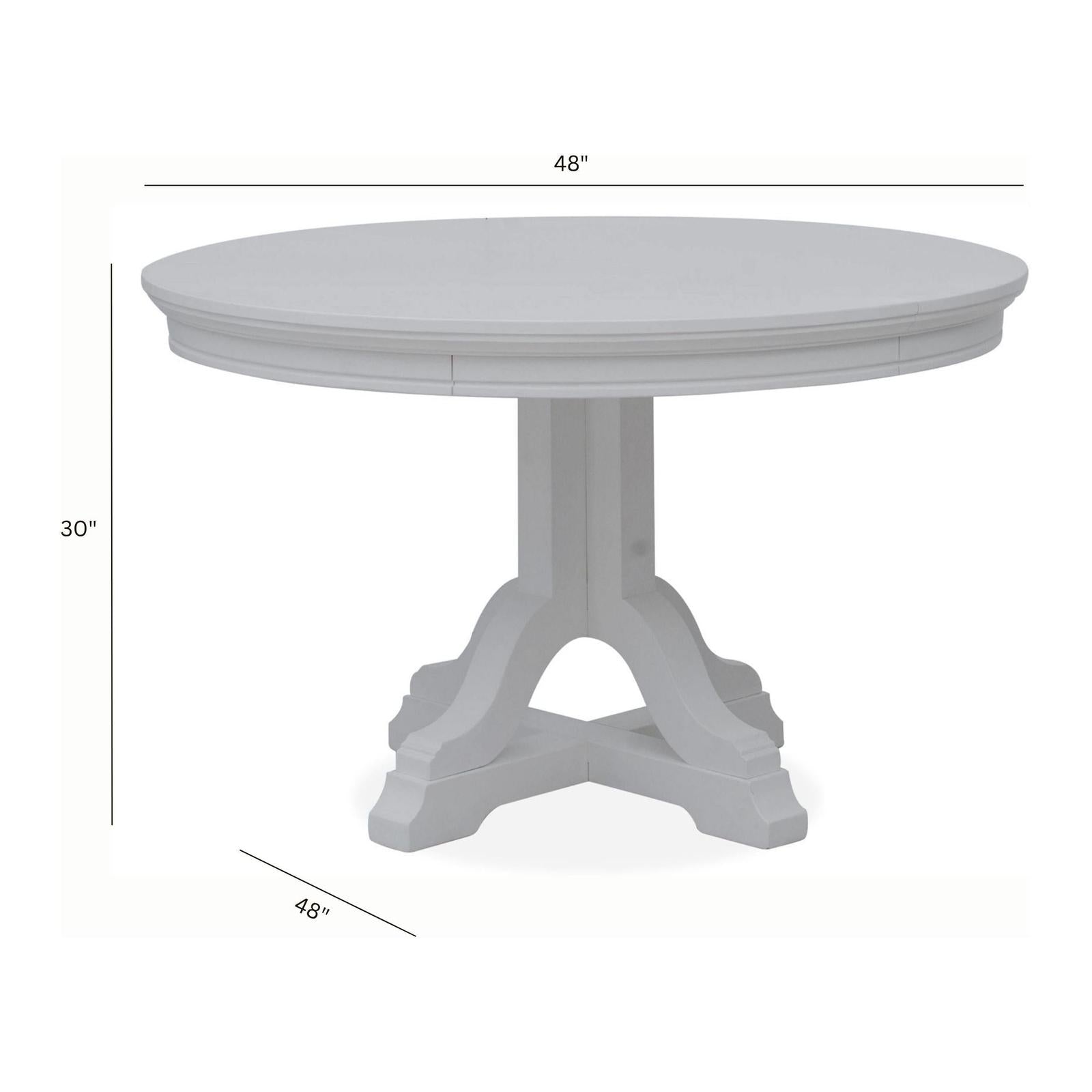Magnussen Home Charleston Extendable Round Dining Table