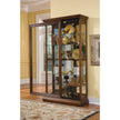 Pulaski Furniture PFC Curios Edwardian 5 Shelf Sliding Door Curio Cabinet