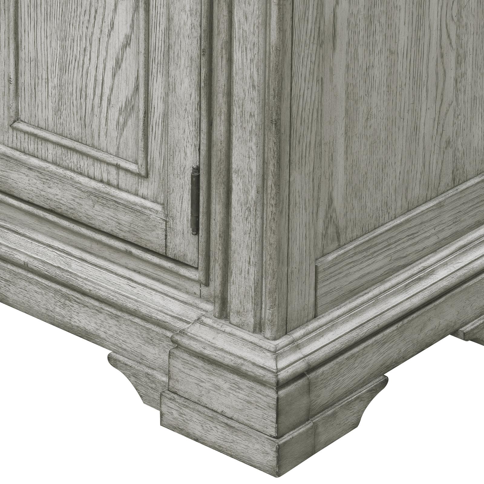 Pulaski Madison Ridge Bluff Grey Server With Hutch
