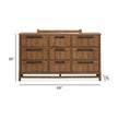 Magnussen Home Conway Honey Wheat Drawer Dresser