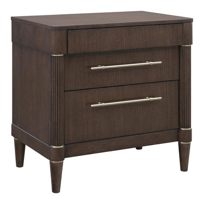 Pulaski Furniture Asher Park Piano Brown 3 Drawer Nightstand
