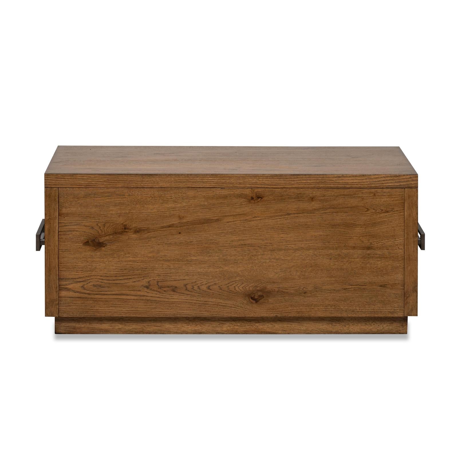 Magnussen Home Marcel Brown Lift Top Storage Cocktail Table