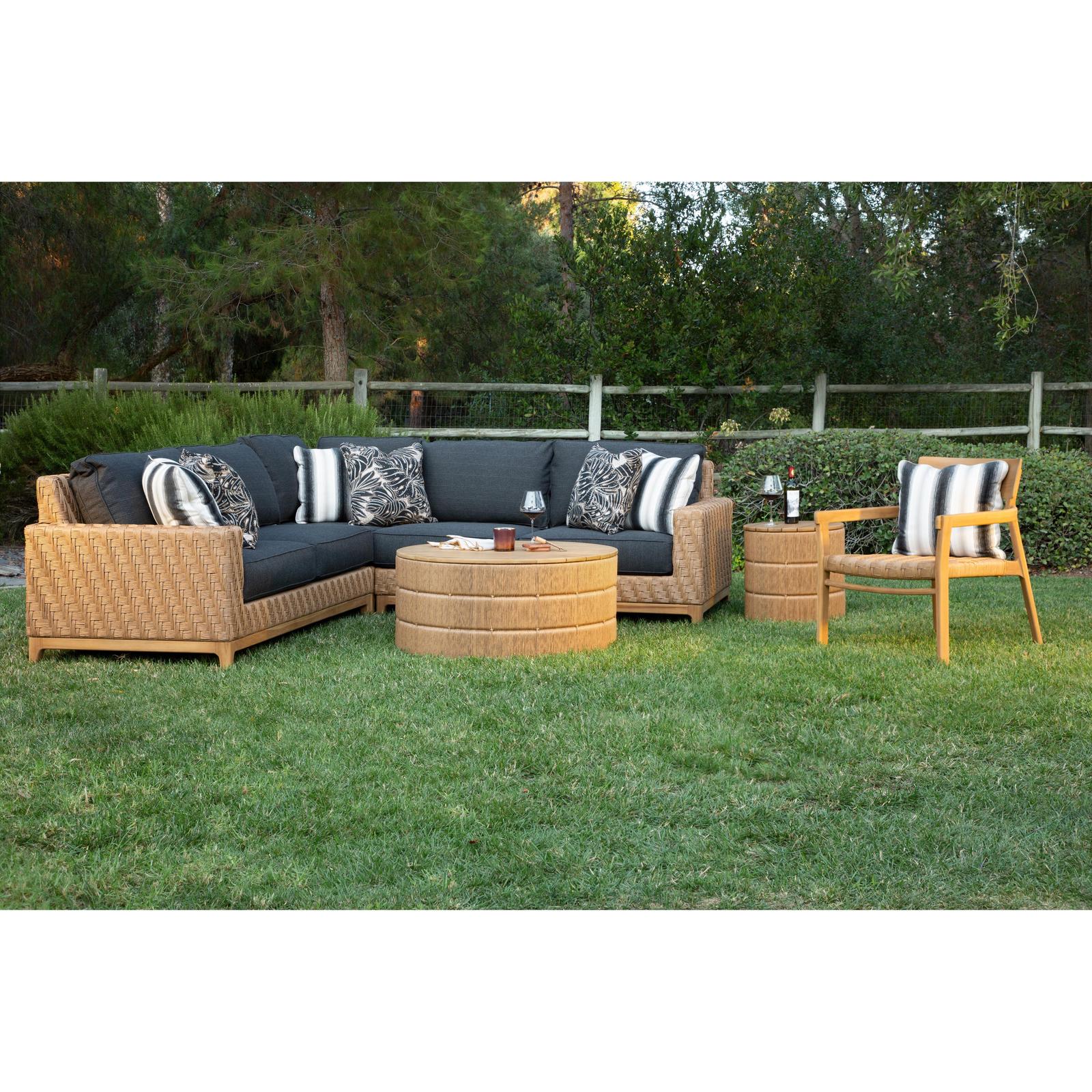 Margaritaville Avalon Wicker Storage End Table