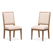 Magnussen Home Marcel Harvest Brown Upholstered Side Chair Set of 2