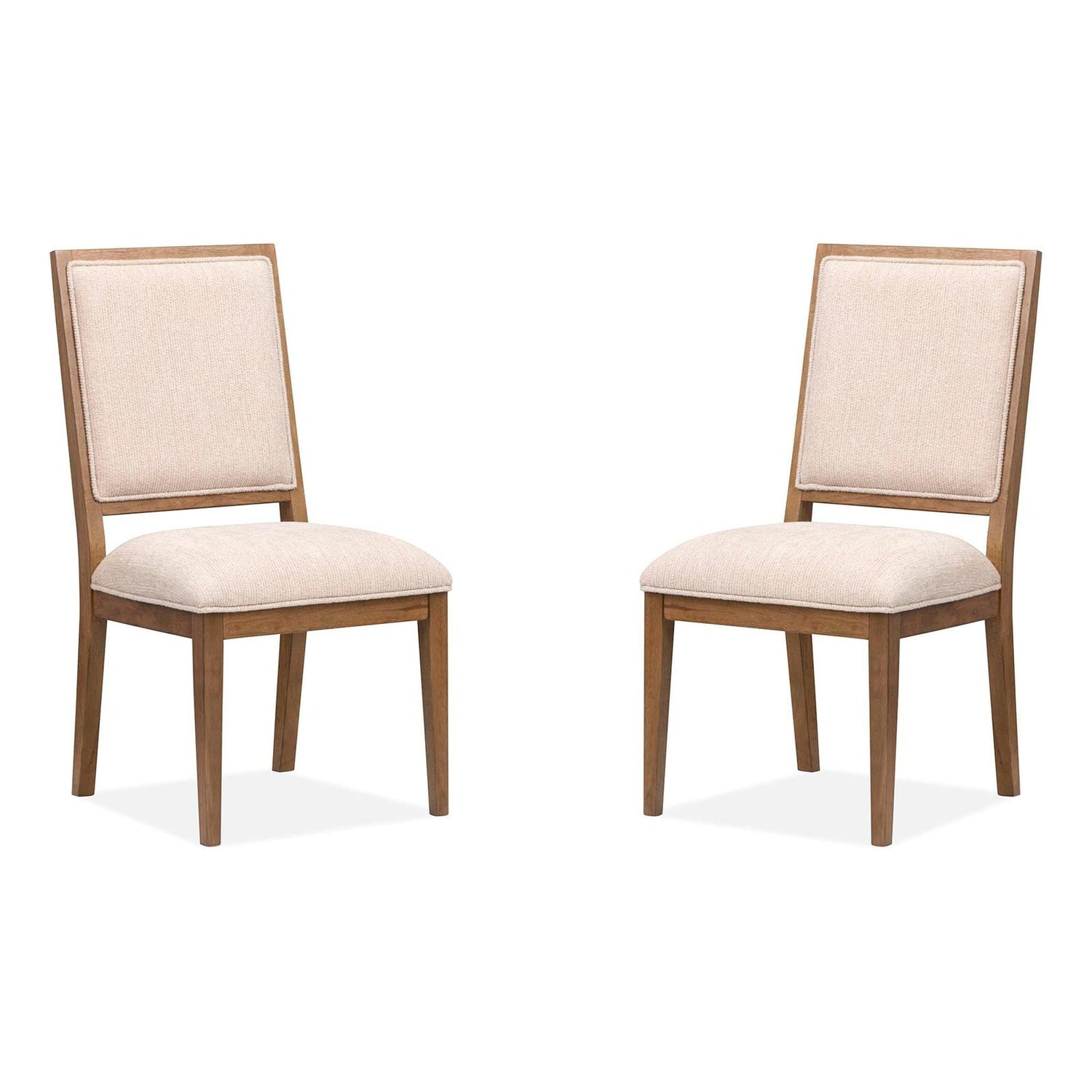 Magnussen Home Marcel Harvest Brown Upholstered Side Chair Set of 2
