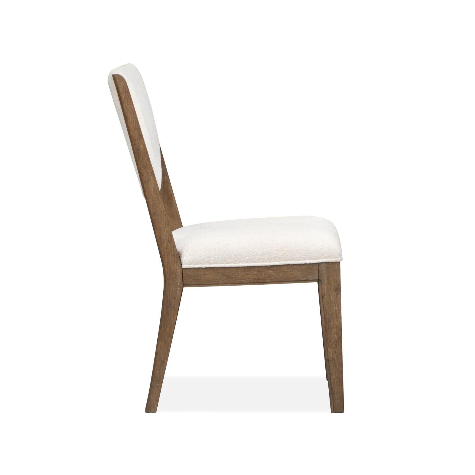 Magnussen Home Westbourne Dark Umber Upholstered Side Chair Set of 2