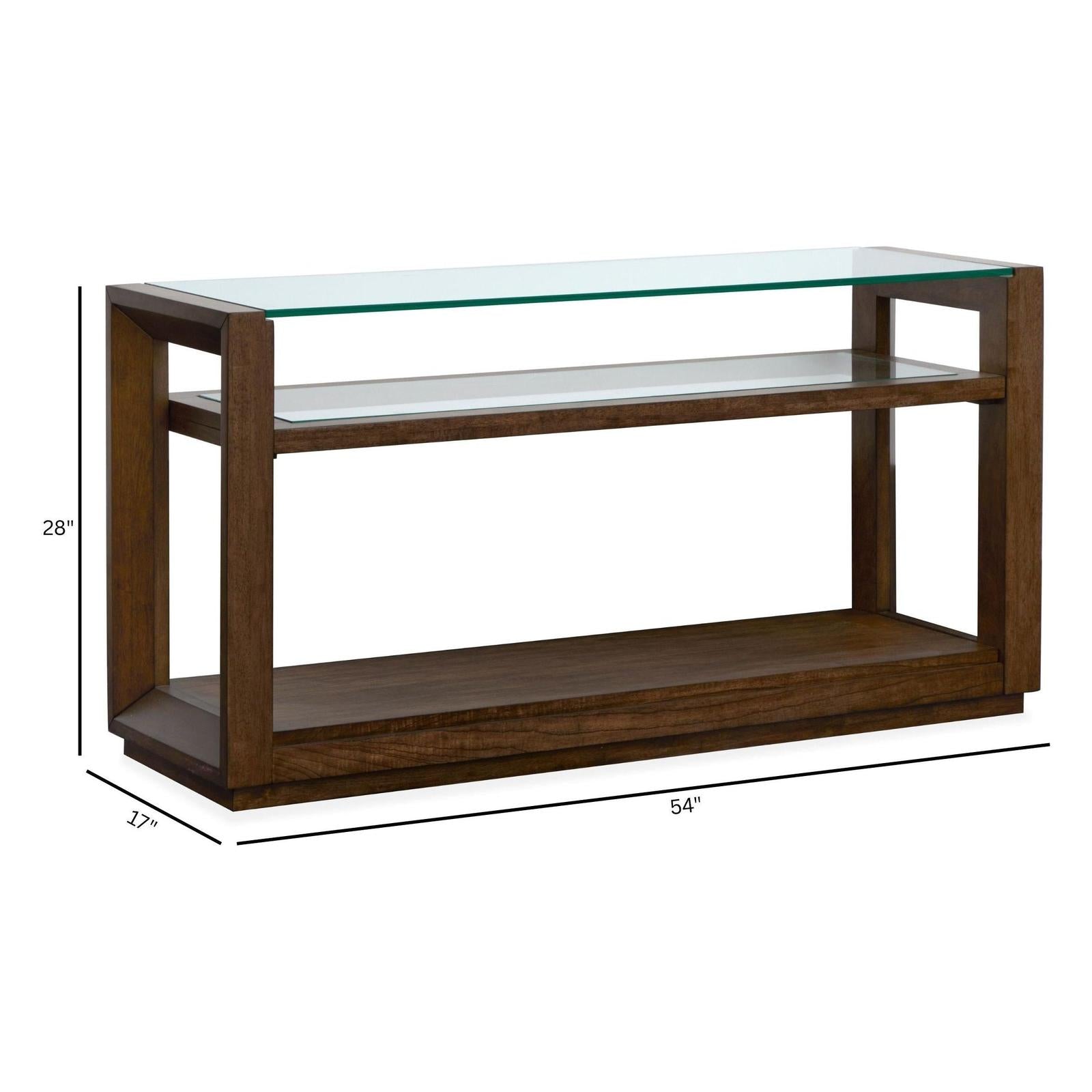 Magnussen Home Sebastian Cinnamon Rectangular Sofa Table