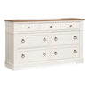 Magnussen Home Kingston Whisper White & Cerused Nutmeg Drawer Dresser