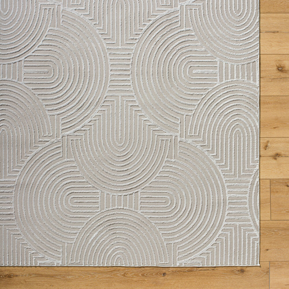 Livabliss by Surya Alder ALD-2324 Machine Woven Rug Tan/Taupe