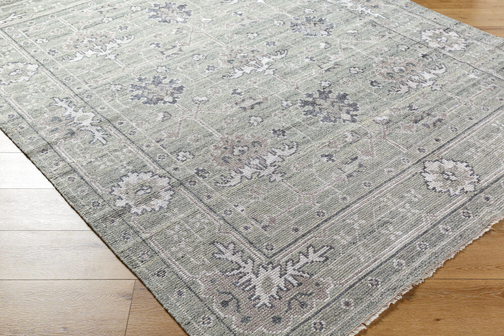 Surya Almeria ALM-2305 Handmade Rug Cream/Gray/Medium Gray