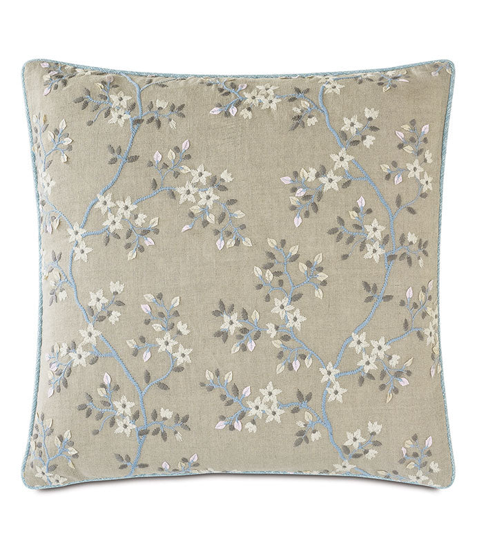 Eastern Accents Amberlynn Embroidered Decorative Pillow